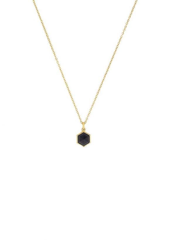 s.Oliver Halskette mit Zirkonia-Anhänger - gold