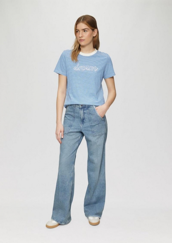 s.Oliver Jeans Suri / Regular Fit / High Rise / Wide Leg - blau