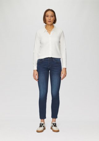 s.Oliver Jeans Betsy / Slim Fit / Mid Rise / Slim Leg - navy