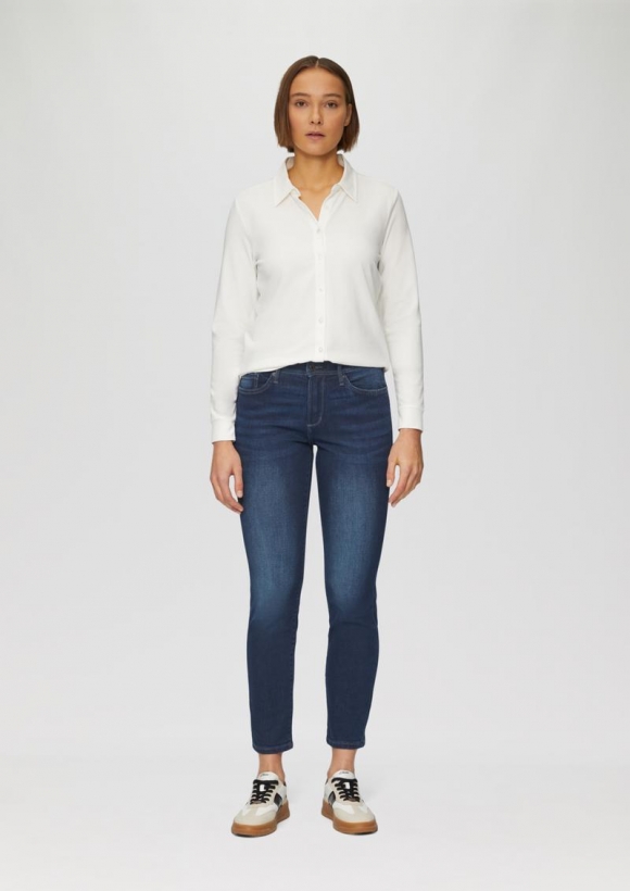s.Oliver Jeans Betsy / Slim Fit / Mid Rise / Slim Leg - navy