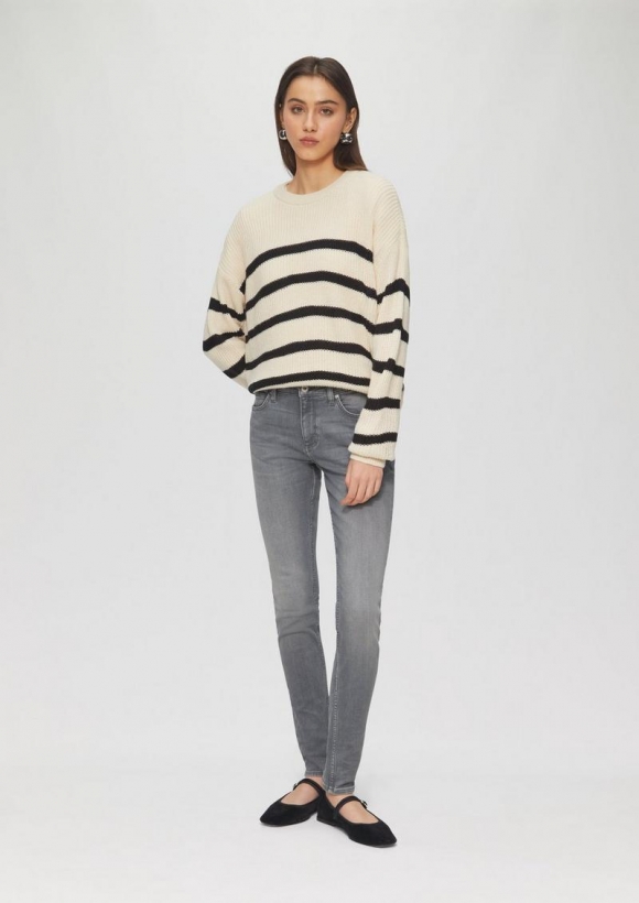 s.Oliver Jeans Sadie / Skinny Fit / Mid Rise / Skinny Leg / Super Stretch - anthrazit