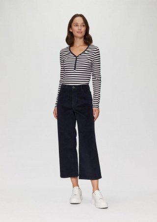 s.Oliver Elastische Culotte aus Cord - navy