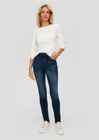 s.Oliver Jeans Izabell / Skinny Fit / Mid Rise / Skinny Leg - blau