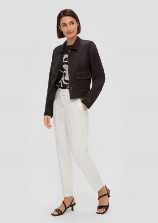 s.Oliver Hose mit schmal zulaufendem Bein - ecru