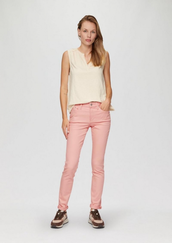 s.Oliver Jeans / Slim Fit / Mid Rise / Slim Leg - pfirsich