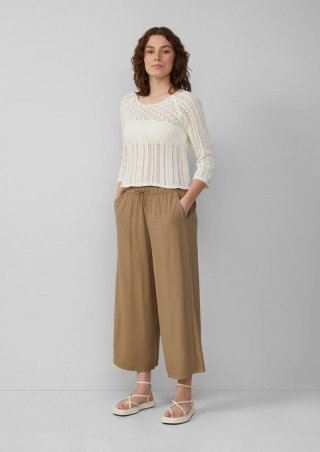 s.Oliver Culotte aus Viskose - olivgrün