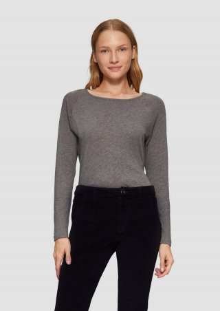 s.Oliver Cordhose im Slim Fit - schwarz