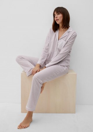 s.Oliver Lange Pyjamahose - lila