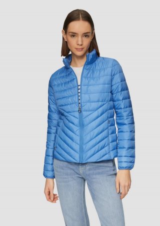 s.Oliver Leichte Steppjacke mit Stehkragen - royalblau