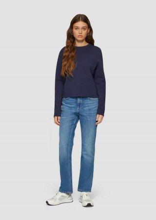 s.Oliver Jeans Catie / Slim Fit / High Rise / Straight Leg - blau