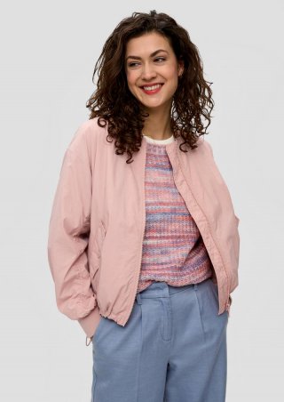s.Oliver Leichter Nylon-Blouson - altrosa