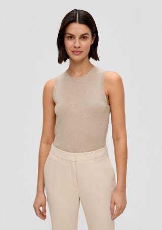 s.Oliver Stricktop aus Viskosemix - beige