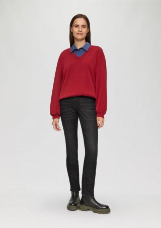 s.Oliver Jeans Betsy / Slim Fit / Mid Rise / Slim Leg - schwarz