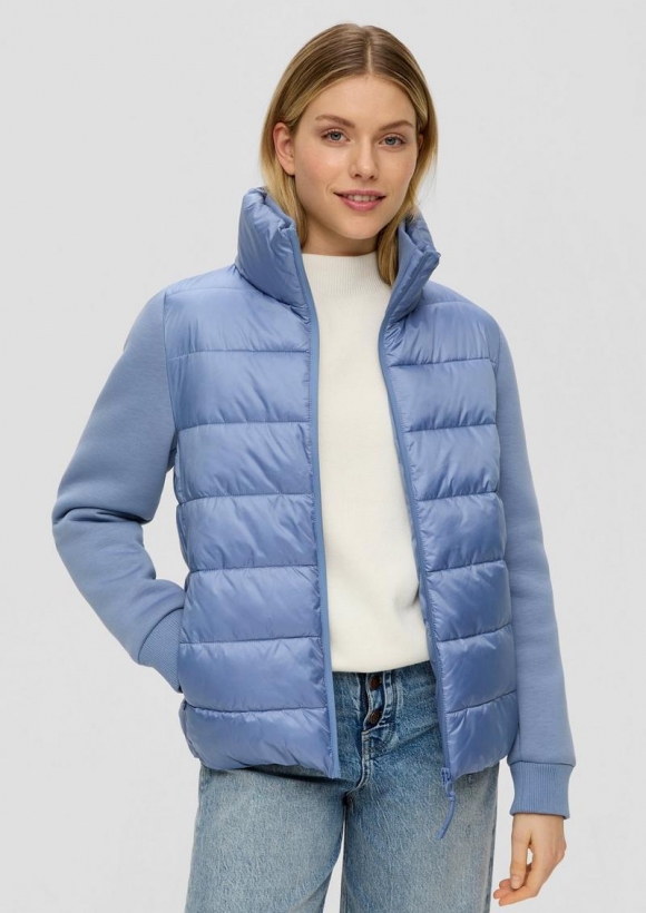 s.Oliver Steppjacke im Farbicmix - blassblau