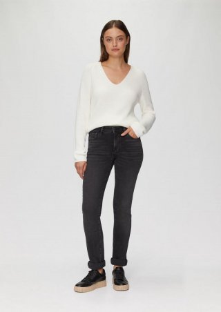 s.Oliver Jeans Betsy / Slim Fit / Mid Rise / Slim Leg - graphit