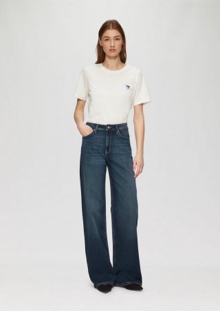 s.Oliver Jeans Suri / Regular Fit / High Rise / Wide Leg / Sweat Denim - blau