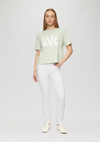 s.Oliver Jeans Catie / Slim fit / Mid Rise / Slim leg - weiß