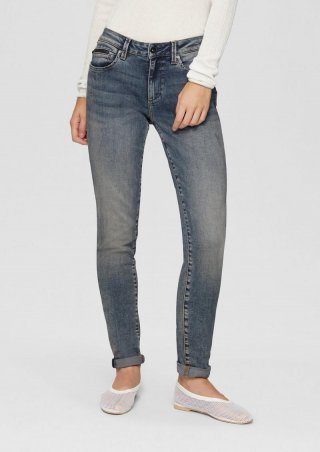 s.Oliver Jeans Sadie / Skinny Fit / Mid Rise / Skinny Leg - blau