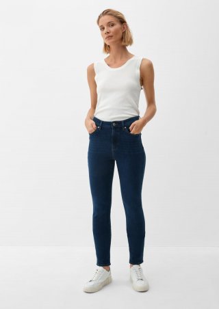 s.Oliver Ankle-Jeans Izabell / Skinny Fit / High Rise / Skinny Leg - navy