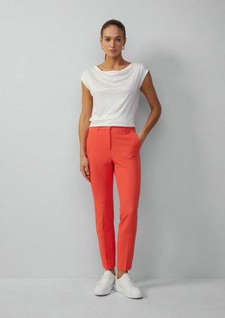 s.Oliver Cigarette-Pants im Slim Fit - korallrot