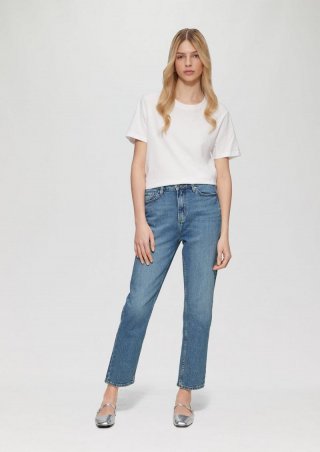 s.Oliver Ankle-Jeans Tizie / Slim Fit / High Rise / Tapered Leg / Inch Sizes - blau