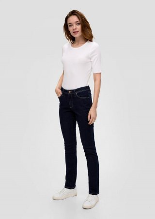 s.Oliver Jeans Betsy / Slim Fit / Mid Rise / Slim leg - blau