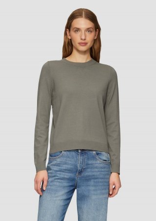 s.Oliver Strickpullover aus Viskosemix - karamell