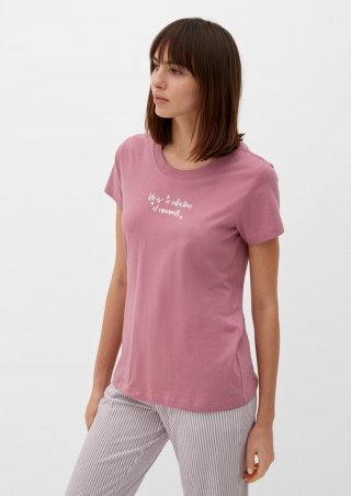 s.Oliver T-Shirt mit Frontprint - altrosa