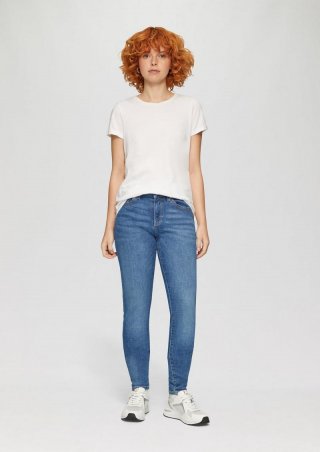 s.Oliver Jeans Sadie / Skinny Fit / Mid Rise / Skinny Leg - blau