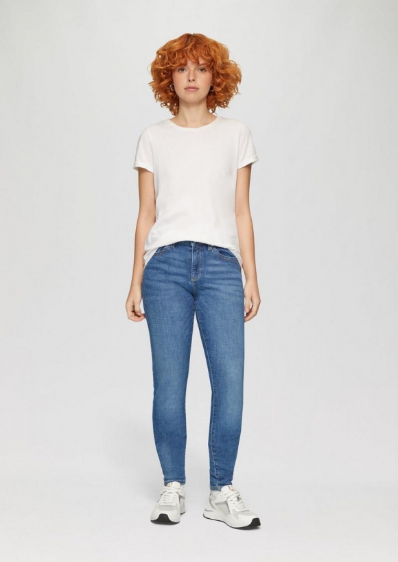 s.Oliver Jeans Sadie / Skinny Fit / Mid Rise / Skinny Leg - blau