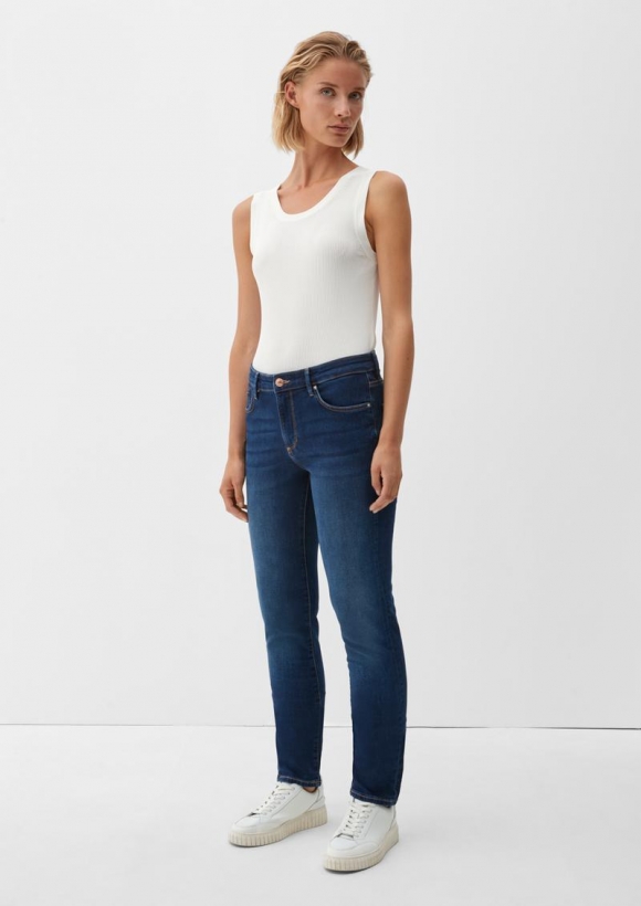 s.Oliver Jeans Betsy / Slim Fit / Mid Rise / Slim Leg - blau