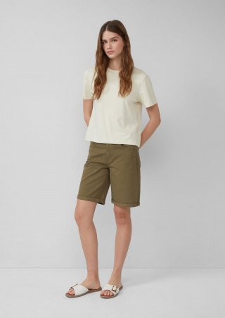 s.Oliver Jeans-Bermuda Karolin / Regular Fit / Mid Rise - olivgrün