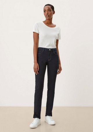 s.Oliver Jeans Sienna / Slim Fit / Mid Rise / Slim Leg - blau