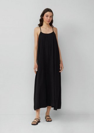 s.Oliver Maxikleid aus Viskosemix - schwarz