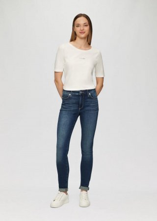 s.Oliver Jeans Izabell / Skinny Fit / Mid Rise / Skinny Leg - blau
