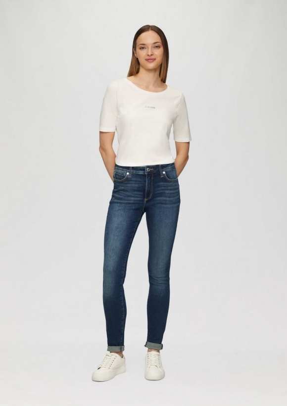 s.Oliver Jeans Izabell / Skinny Fit / Mid Rise / Skinny Leg - blau