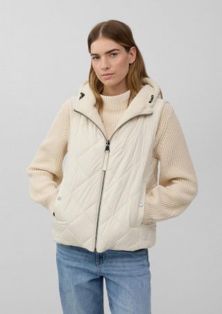 s.Oliver Wendeweste mit Teddyfell - helles beige