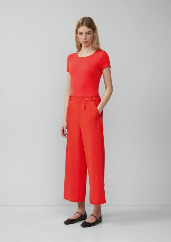 s.Oliver Culotte aus Interlockjersey - rot