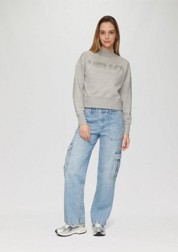 s.Oliver Jeans Catie / Relaxed Fit / Mid Rise / Wide Leg - blau