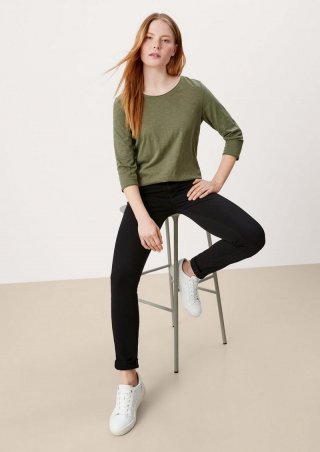 s.Oliver Skinny: Jeans mit hohem Bund - schwarz