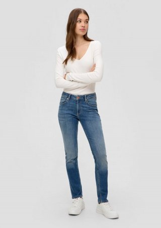 s.Oliver Jeans Catie / Slim Fit / Mid Rise / Slim Leg - blau