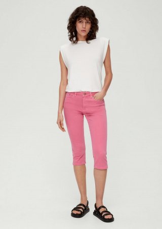 s.Oliver Ankle-Jeans Betsy / Slim Fit / Mid Rise / Slim Leg - altrosa
