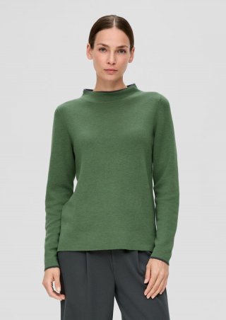 s.Oliver Pullover aus Viskosemix - grün