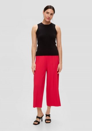 s.Oliver Culotte mit Plisséefalten - pink