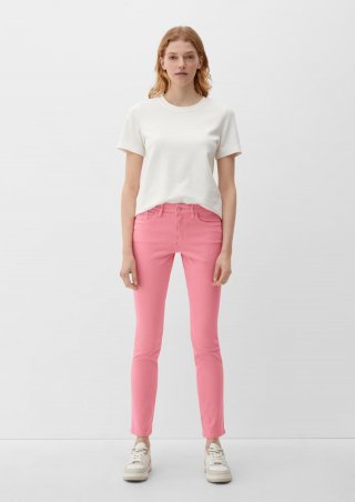 s.Oliver Jeans Betsy / Slim Fit / Mid Rise / Slim Leg - rosa
