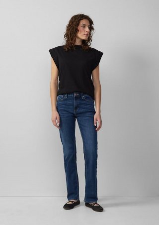 s.Oliver Jeans Catie / Slim Fit / High Rise / Straight Leg - blau