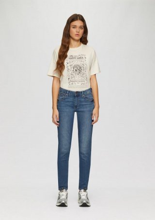s.Oliver Sadie / Skinny Fit / Mid Rise / Skinny Leg - blau