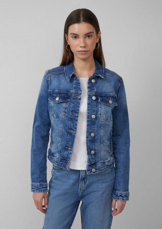 s.Oliver Denimjacke in authentischer Waschung - blau