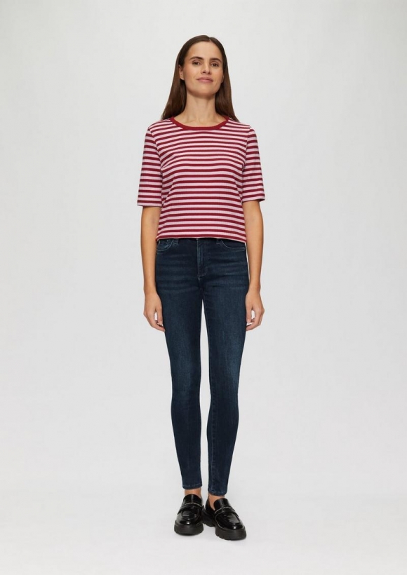 s.Oliver Jeans Izabell / Skinny Fit / Mid Rise / Skinny Leg - navy