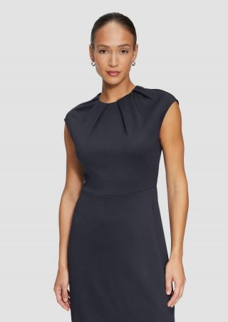 s.Oliver Etuikleid aus Interlock-Jersey - navy